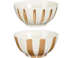 Mica Decorations Elsie Kom - Assorti - H6 x Ø11 cm - Steengoed - Bruin