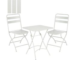 Mica Decorations Evita Bistro Tuin Set - Lichtgroen - Set van 3