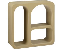 Mica Decorations Frati Wandkast - L40 x B15 x H40 cm - MDF - FSC 100% - Taupe