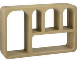 Mica Decorations Frati Wandkast - L60 x B15 x H38 cm - MDF - FSC 100% - Taupe