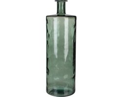 Mica Decorations Guan Fles Vaas - H75 x Ø25 cm - Gerecycled Glas - Groen