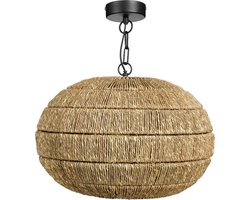 Mica Decorations Hanglamp Bono - 48x48x35 cm - Jute - Bruin