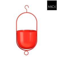 Mica Decorations Hangpot Bob Rood 15 x 14 x 36 cm