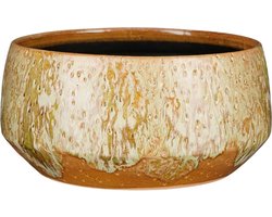 Mica Decorations Harris Schaal - 32.5x32.5x15 cm - Keramiek - Taupe