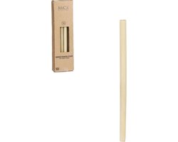 Mica Decorations Herbruikbare Rietjes Bruin 10 stuks | H20 cm.