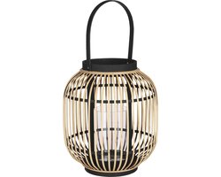 Mica Decorations Irma Lantaarn - H36 x Ø31 cm - Bruin