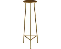 Mica Decorations Jill Plantentafel - 35x35x120 cm - Ijzer - Goud