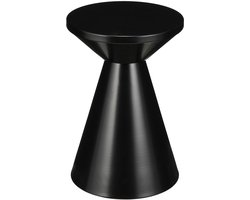 Mica Decorations Jim Bijzettafel - H45 x Ø31 cm - IJzer - Zwart