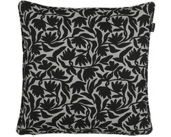Mica Decorations Kelly Outdoor Kissen schwarz - l45xb45xh10cm