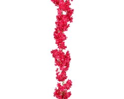 Mica Decorations Kunstbloemen Bloesem Slinger - 180 x 20 cm - roze - kunststof - bloemetjes