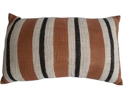 Mica Decorations - Kussen - Strepen - Rust - 50x30x5 cm