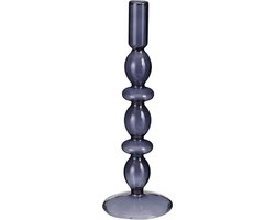 MICA DECORATIONS LANCE KANDELAAR GRIJS - H27XD9CM