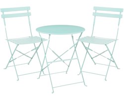 Mica Decorations Laurence Bistroset - Set van 3 - Metaal - Lichtgroen