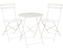 Mica Decorations Laurence Bistroset - Set van 3 - Metaal - Wit
