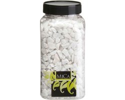 Mica Decorations Marbles Decoratie Steentjes - 650 ml - Wit