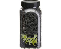 Mica Decorations Marbles Decoratie Steentjes - 650 ml - Zwart