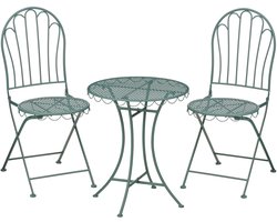 Mica Decorations Marseille Bistroset - Set van 3 - IJzer - Groen