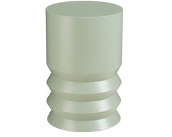 Mica Decorations Mart Bijzettafel – Bijzettafel Rond – Tafeltje – Koffietafel – Bijzet Tafel voor Woonkamer – Ook als Plantentafeltje of Plantenstandaard - Metaal – 46 x 30 cm – Groen