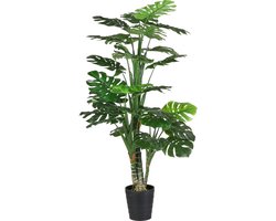 Mica Decorations Monstera Kunstplant - H160 x Ø80 cm - Groen
