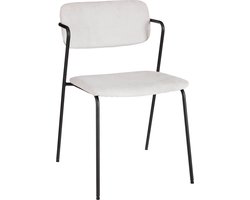 Mica Decorations Nanet Eetkamerstoel - Velvet - Zilver