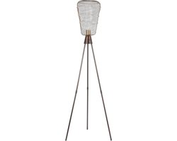 Mica Decorations Naud Vloerlamp - H130 x Ø24 cm - Metaal - Koper