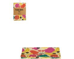 Mica Decorations Placemat - 48 x 33 cm - Geel