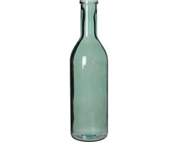Mica Decorations Rioja Fles Vaas - H50 x Ø15 cm - Gerecycled Glas - Groen