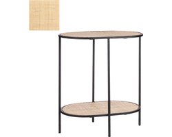 Mica Decorations Salto Bijzettafel - 45x30x51 cm - Ijzer - Bruin