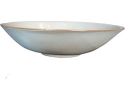 Mica Decorations Serveerschaal rond grijs 7x30cm