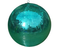 Mica Decorations Spiegel Discobal groen l D50cm