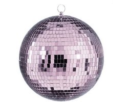 Mica Decorations Spiegel Discobal l.paars D50cm
