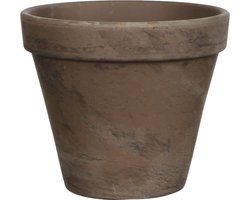 Mica Decorations Stan Bloempot - H9,5 x Ø11,5 cm - Terracotta - Grijs