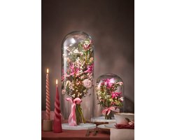 Mica Decorations Stolp Hella - 21x21x71.5 cm - Glas - Transparant