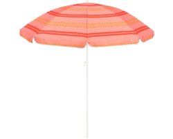 Mica Decorations Stripe Strandparasol - H180 x Ø160 cm - Lichtroze