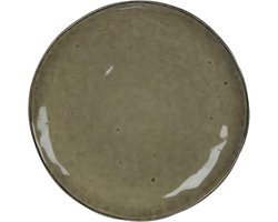 Mica Decorations Tabo Bord - 20 cm- Keramiek - Creme - 4 Stuks