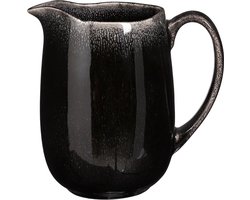 Mica Decorations Tabo Karaf - 10x10x16 cm - Steen - Zwart