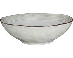 Mica Decorations Tabo Schaal - H7,5 x Ø23,5 cm - Grijs