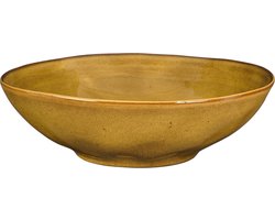 Mica Decorations Tabo Schaal - H9 x Ø31 cm - Oker