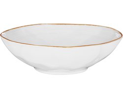 Mica Decorations Tabo Schaal - H9 x Ø31 cm - Wit