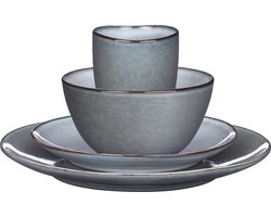 Mica Decorations Tabo Serviesset 4 Persoons - Grijs