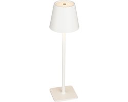 Mica Decorations Tafellamp - Multicolor Led - 38 x 10,5 cm - Wit