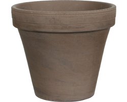 Mica Decorations - Terracotta bloempot STAN H19D22 Grijs Basalt