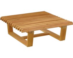 Mica Decorations Tuintafel Lennox - 80x80x28 cm - Hout - Hout