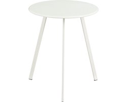 Mica Decorations Tuintafel Seatle - 38x38x45 cm - Ijzer - Wit