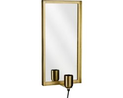 Mica Decorations Wandlamp Blake - 20x11x41 cm - Ijzer - Goud