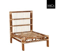 Mica Decorations Weldon Stoel - 60 x 78 x 78 cm - Bruin