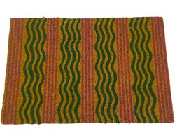 Mica Deurmat Lichtgroen 60x40x1,5 cm – Antislip Schoonloopmat – Binnen & Buiten
