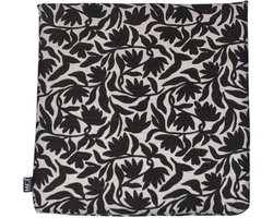 Mica Kelly Bistro Kussen Zwart 40x40x5 cm – Tuinkussen Stoel – Outdoor Zitkussen voor Bistroset