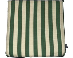 Mica Kim Bistro Kussen Donkergroen 40x40x5 cm – Tuinkussen Stoel – Outdoor Zitkussen voor Bistroset