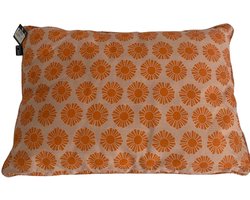 Mica Kumara Tuinkussen Oranje 60x40x10 cm – Comfortabel en Weerbestendig Kussen voor Tuinstoel of Loungeset